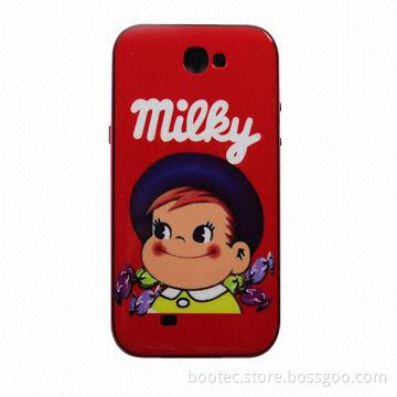 TPU Phone Case with Cute Picture, Suitable for Samsung Galaxy Note 2/N7100, OEM/ODM Orders Welcomed